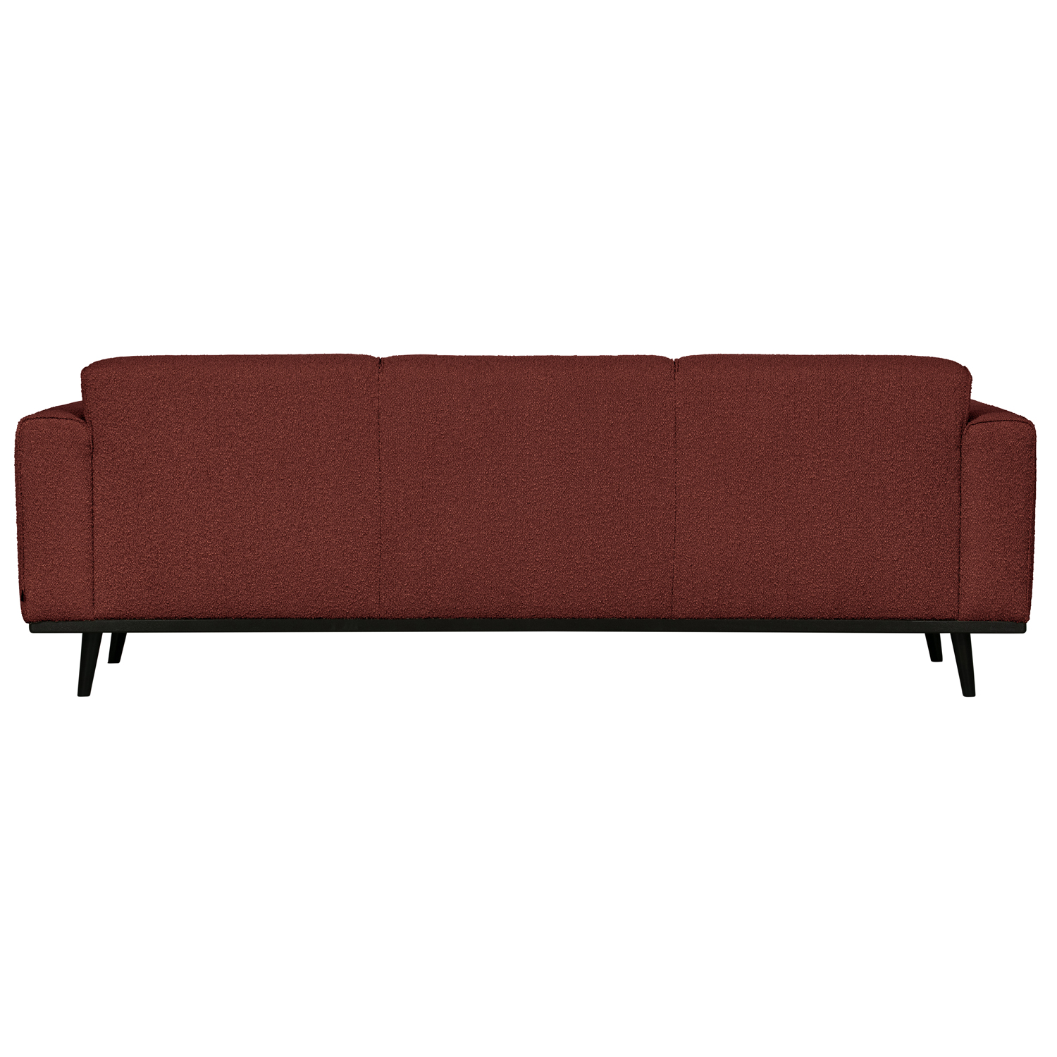 3 Sitzer Sofa STATEMENT Bouclé Kastanie Couch Garnitur Couchgarnitur