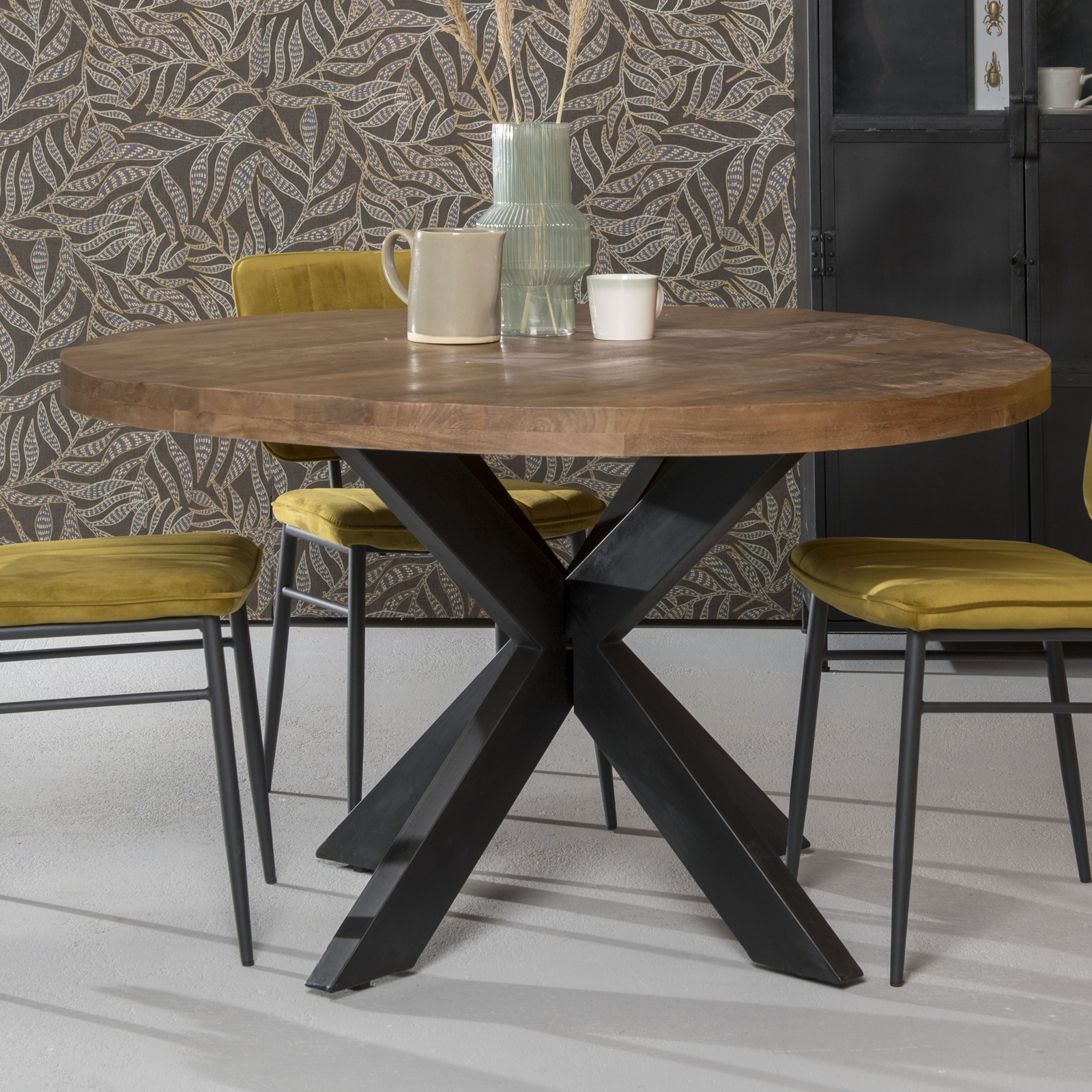 Esstisch Sturdy Ø 150 cm rund Mangoholz