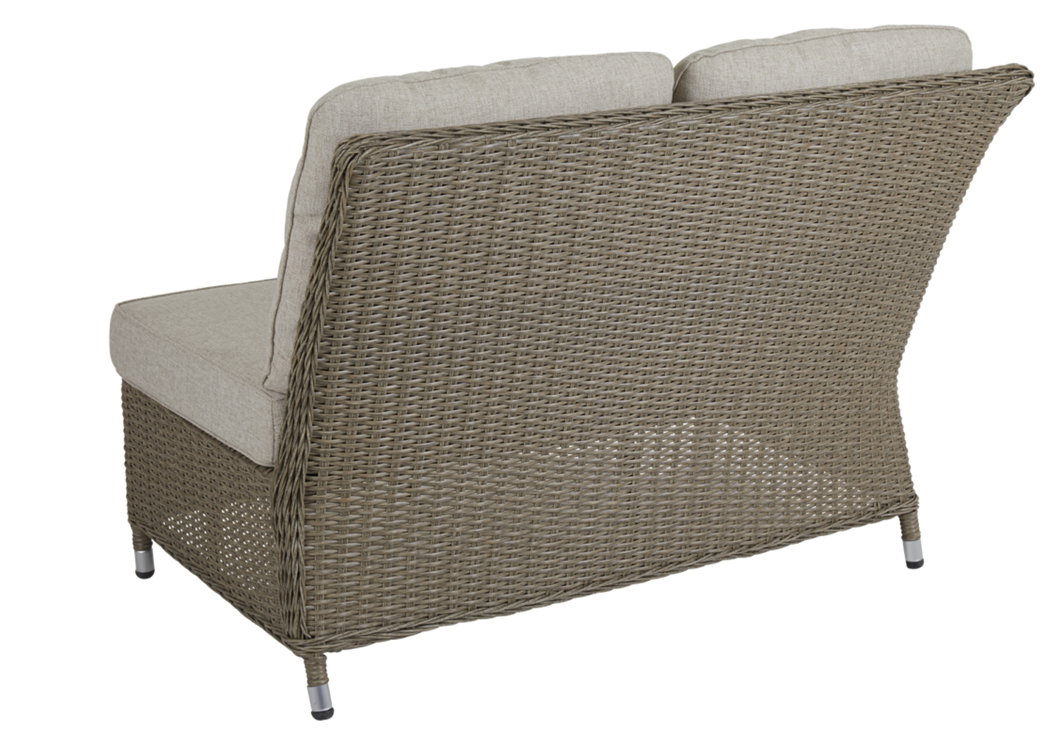 Loungegruppe Sitzgruppe Hornbrook incl. Kissen Kunstrattan beige