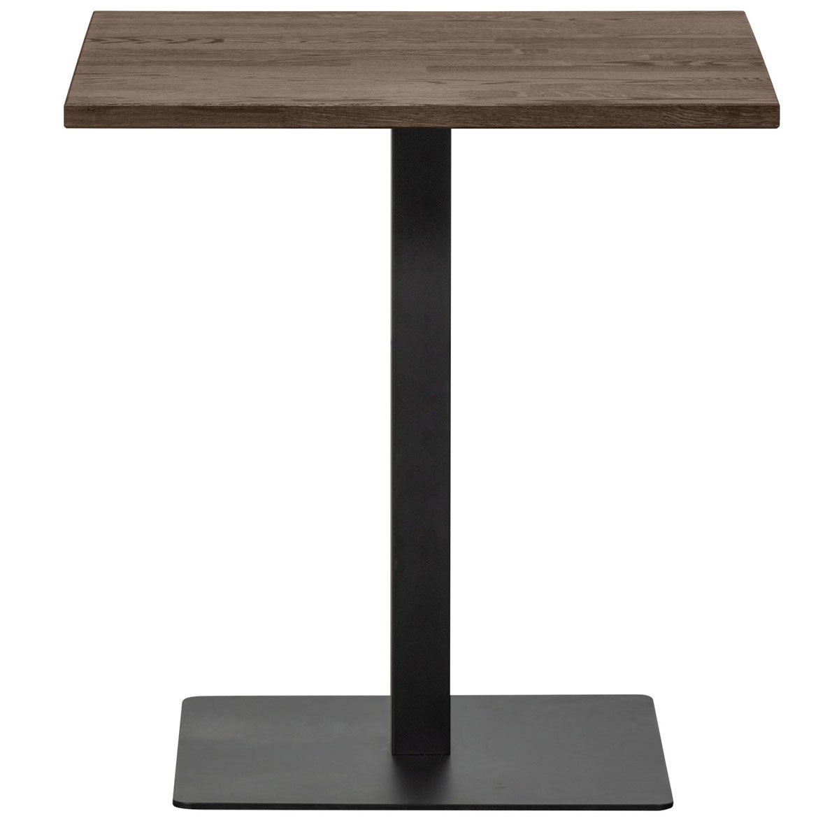 Bistrotisch Esstisch Tablo 80 x 80 cm Eiche massiv kaschmir braun