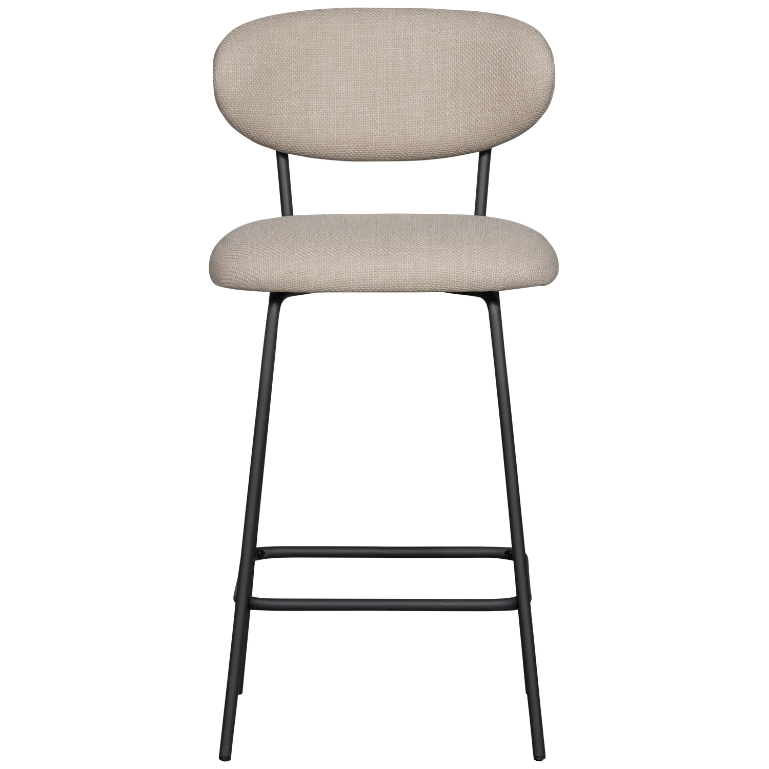 2er Set Barhocker KJELD SH 66 cm Webstoff natur