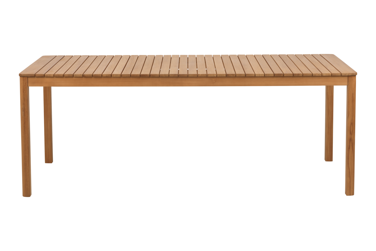 Gartentisch Joe 195 x 90 cm Teakholz natur