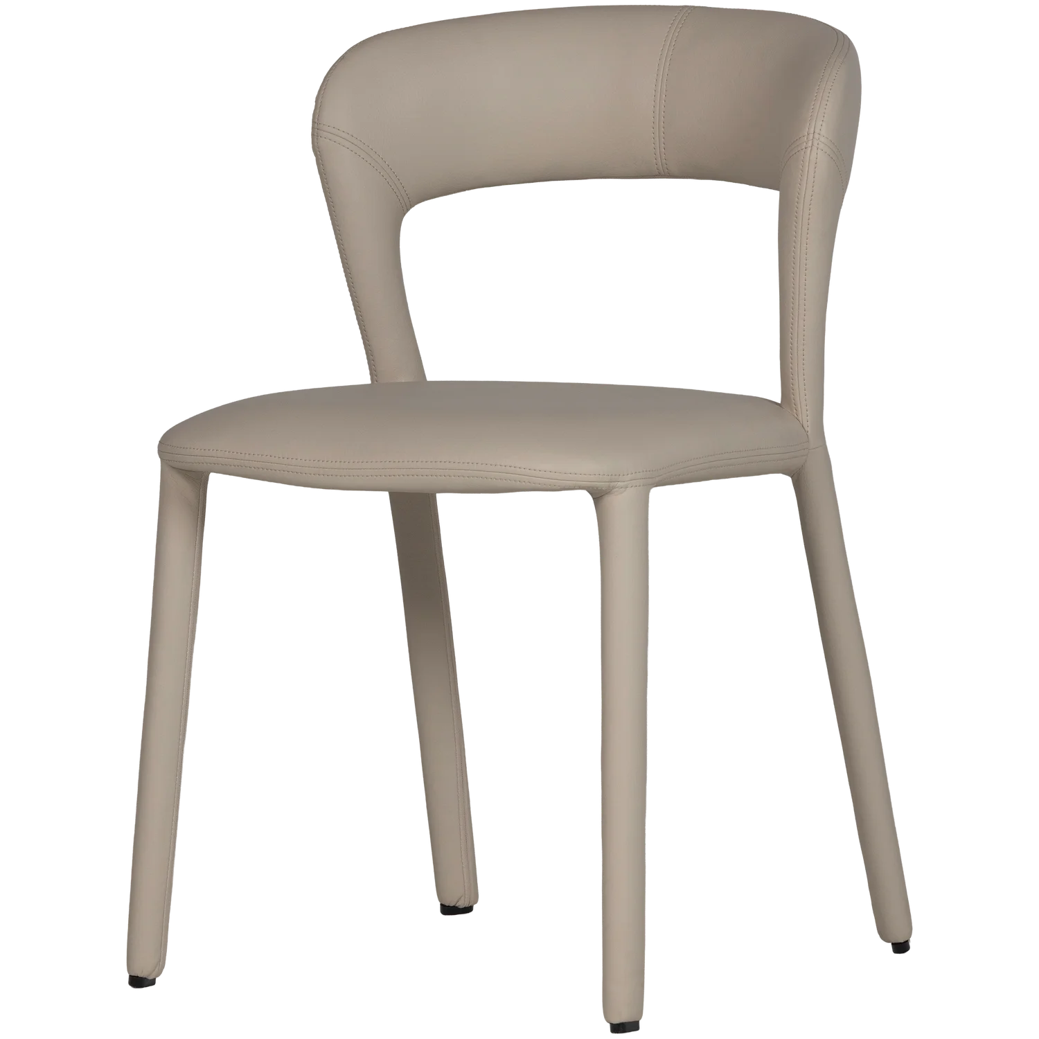 Esszimmerstuhl Stuhl NOBLE Kunstleder beige