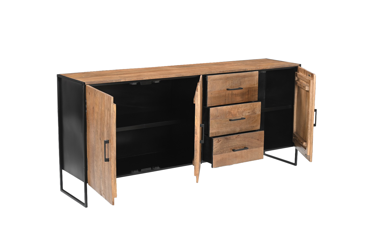 Sideboard Anrichte Elin 180 cm Mangoholz natur  