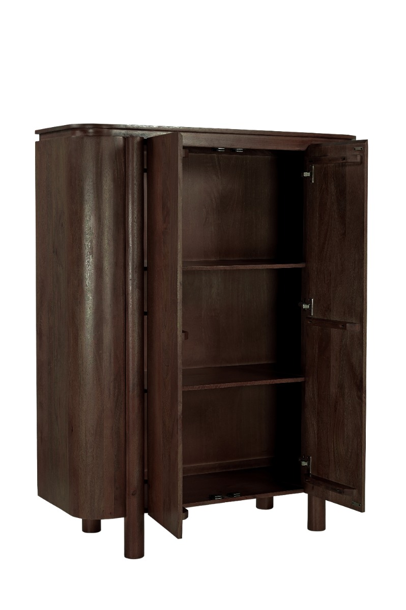 Kommode Salano 150 cm Mangoholz braun Sideboard Schrank