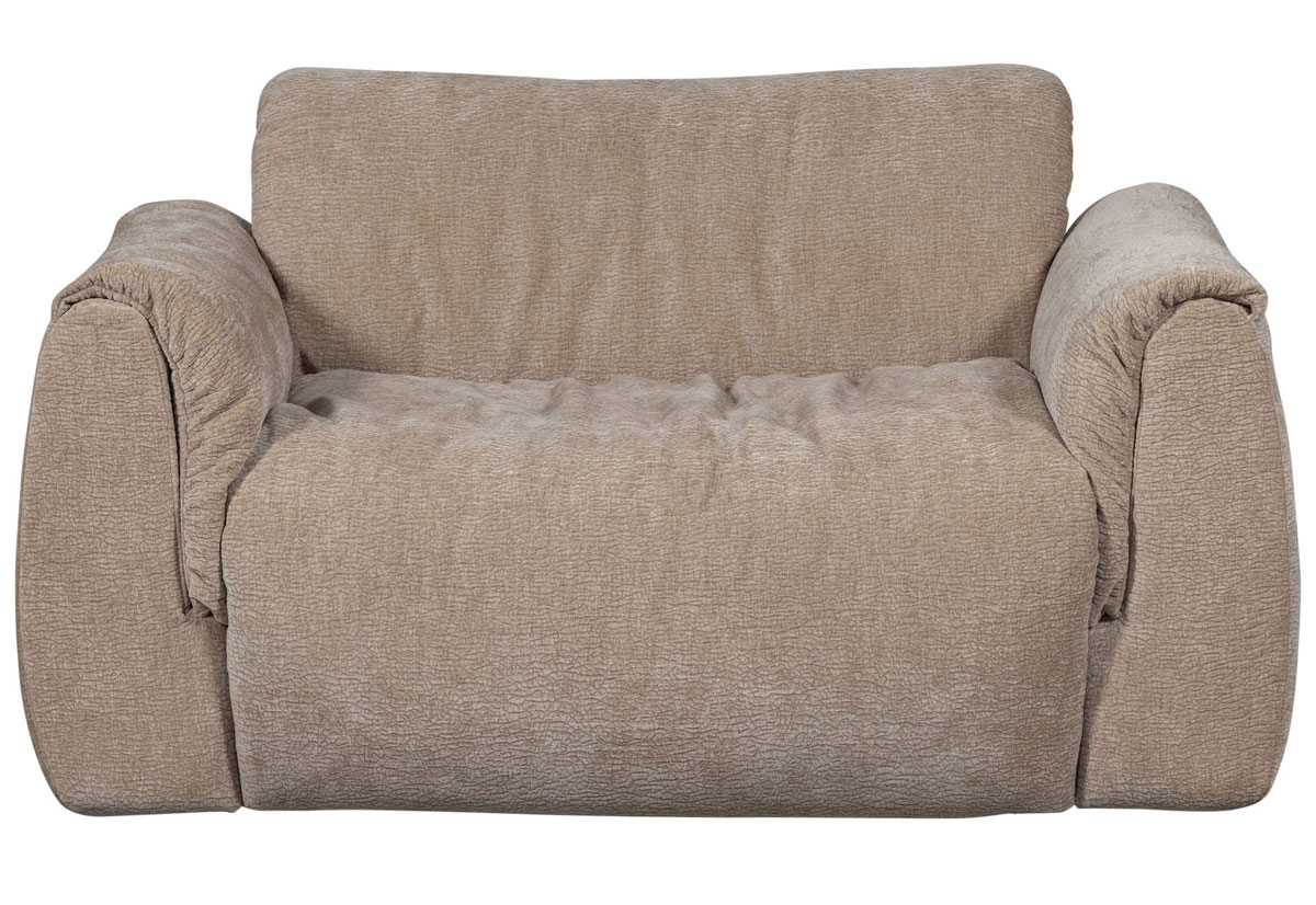 Loveseatsessel Sessel BAGGY 3D Chinelle sandfarben