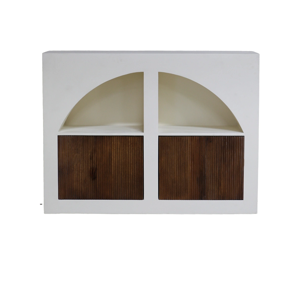 Sideboard Finé 120 cm mit 2 Türen Kommode Mangoholz MDF beige