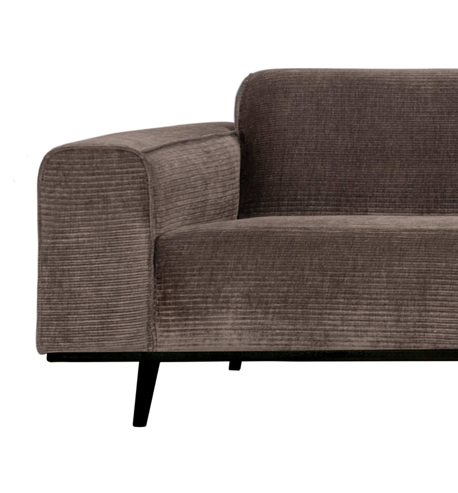 XL 4 Sitzer Sofa Statement Rib Cord taupe Couch