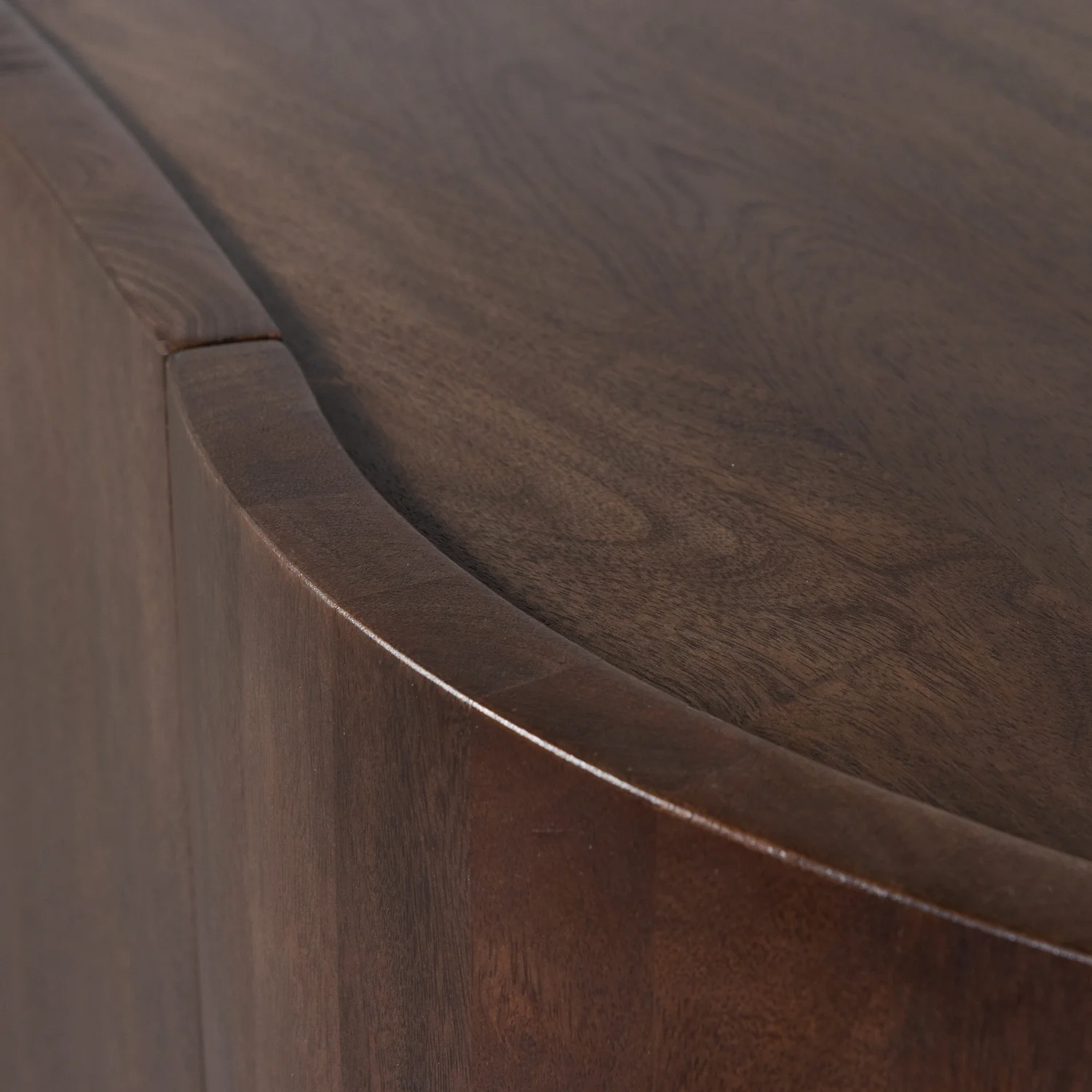 Sideboard SENSE 160 cm mit 4 Türen Mangoholz dunkelbraun Kommode
