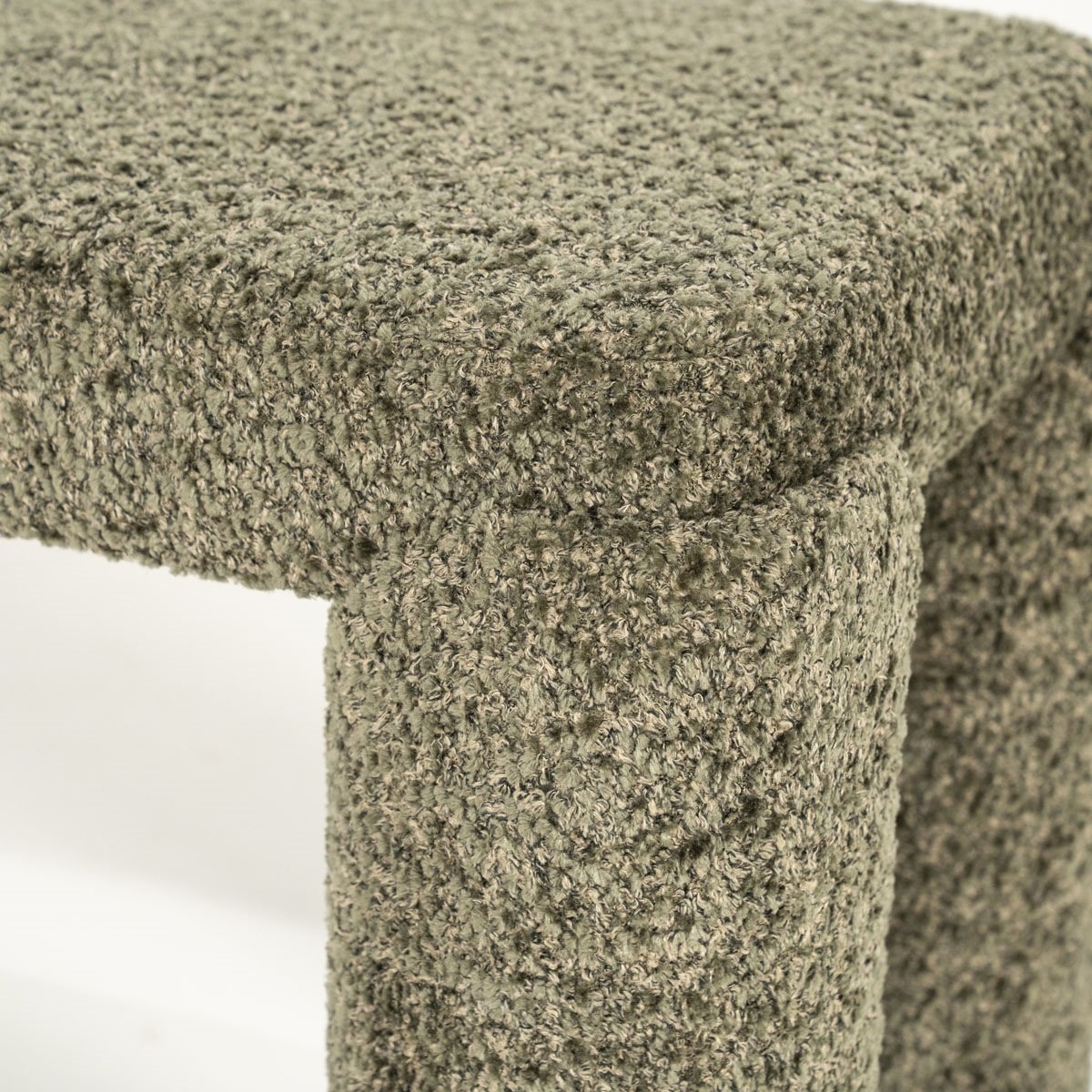 Bank Omla 119 cm Stoff grün Sitzbank 