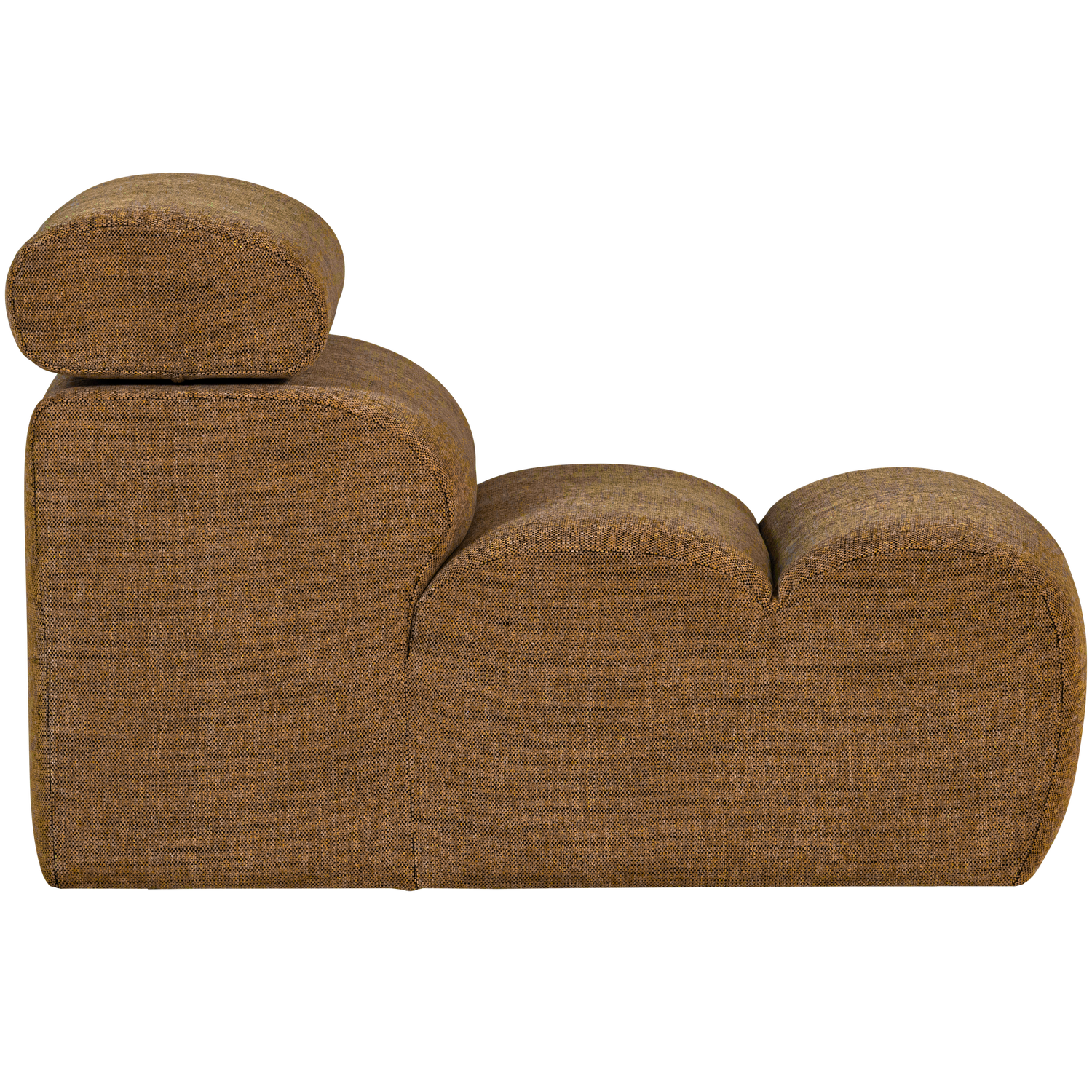 Sofaelement NOVI 82 cm Element Webstoff karamell melange