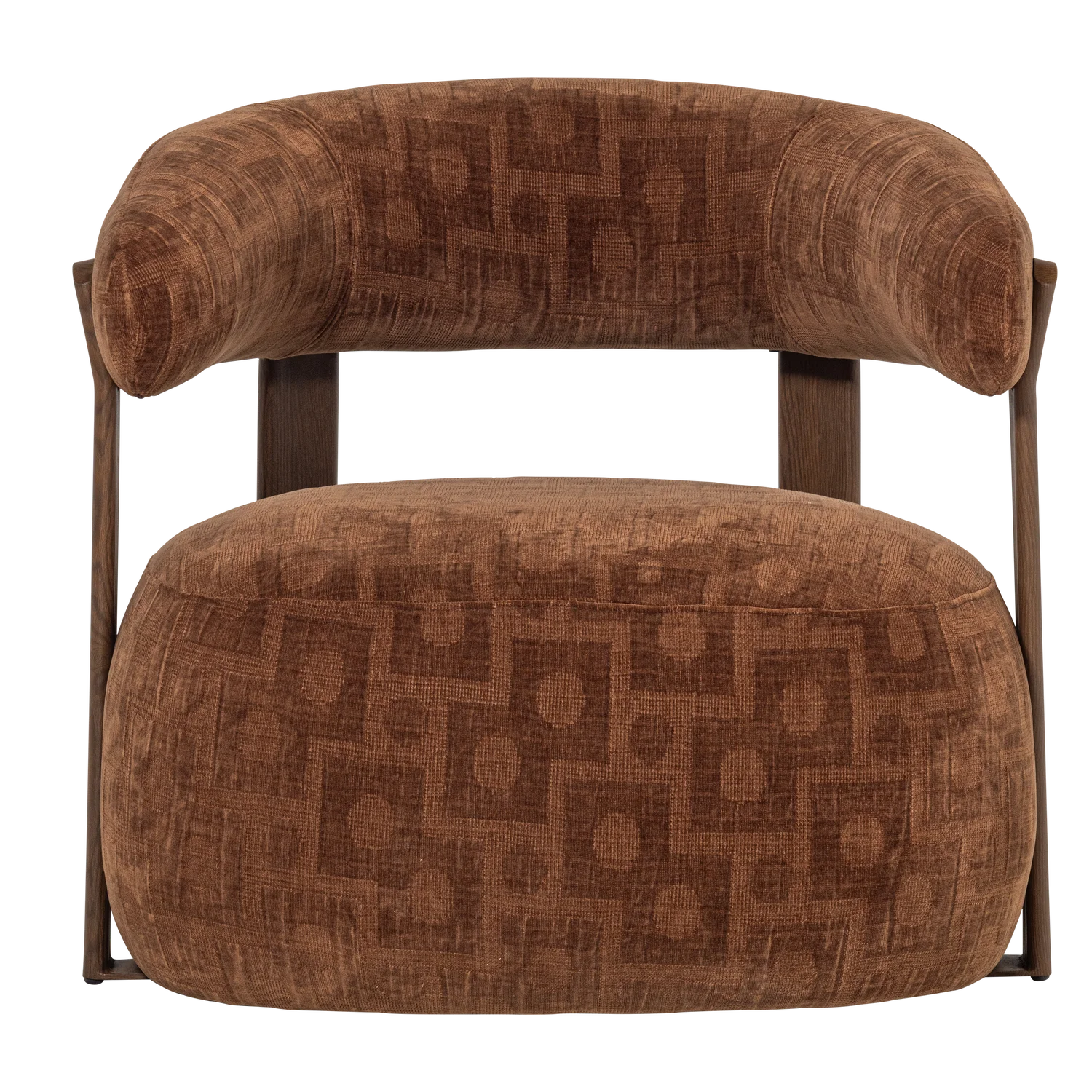 Relaxsessel FOON Strukturstoff braun Sessel