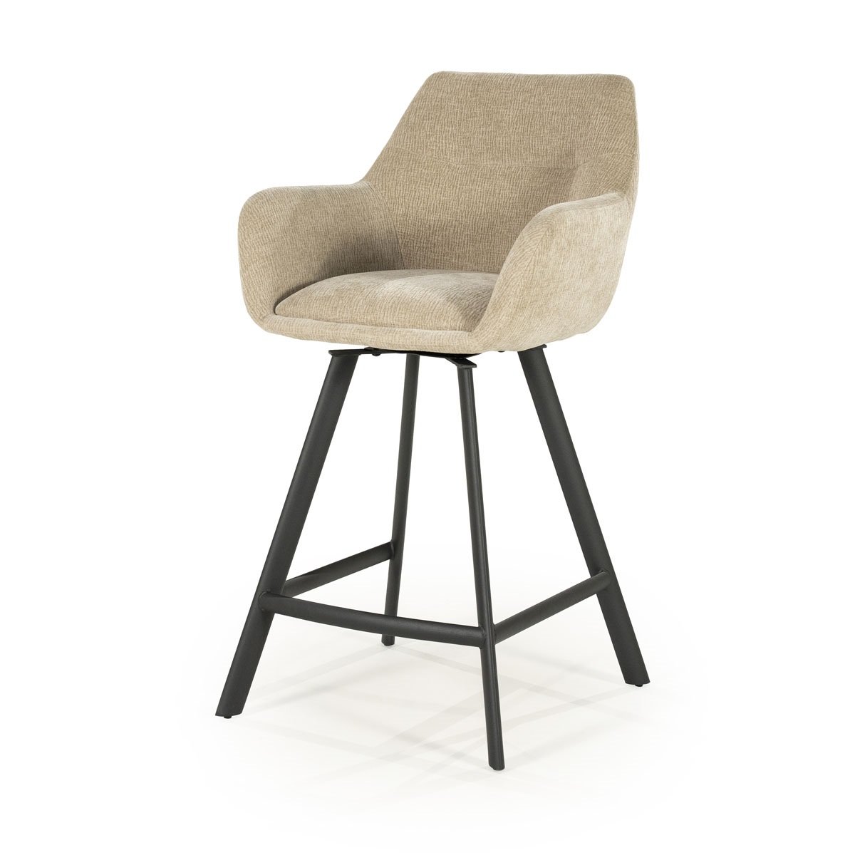 Barstuhl Bliss SH 68,5 taupe mit Armlehne drehbar Drehstuhl Barhocker
