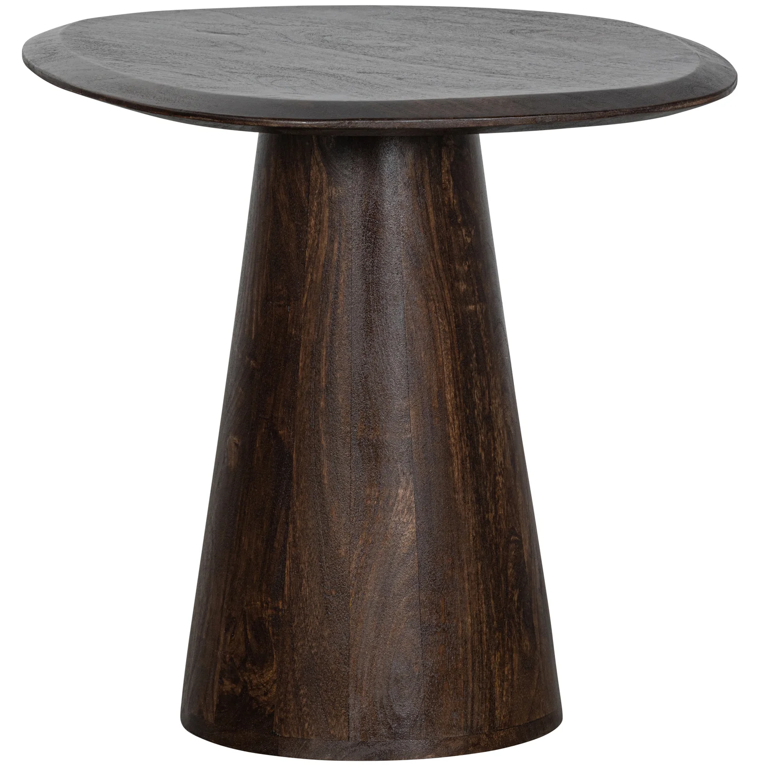 Beistelltisch POSTURE H 51 cm Mangoholz dunkelbraun Couchtisch 