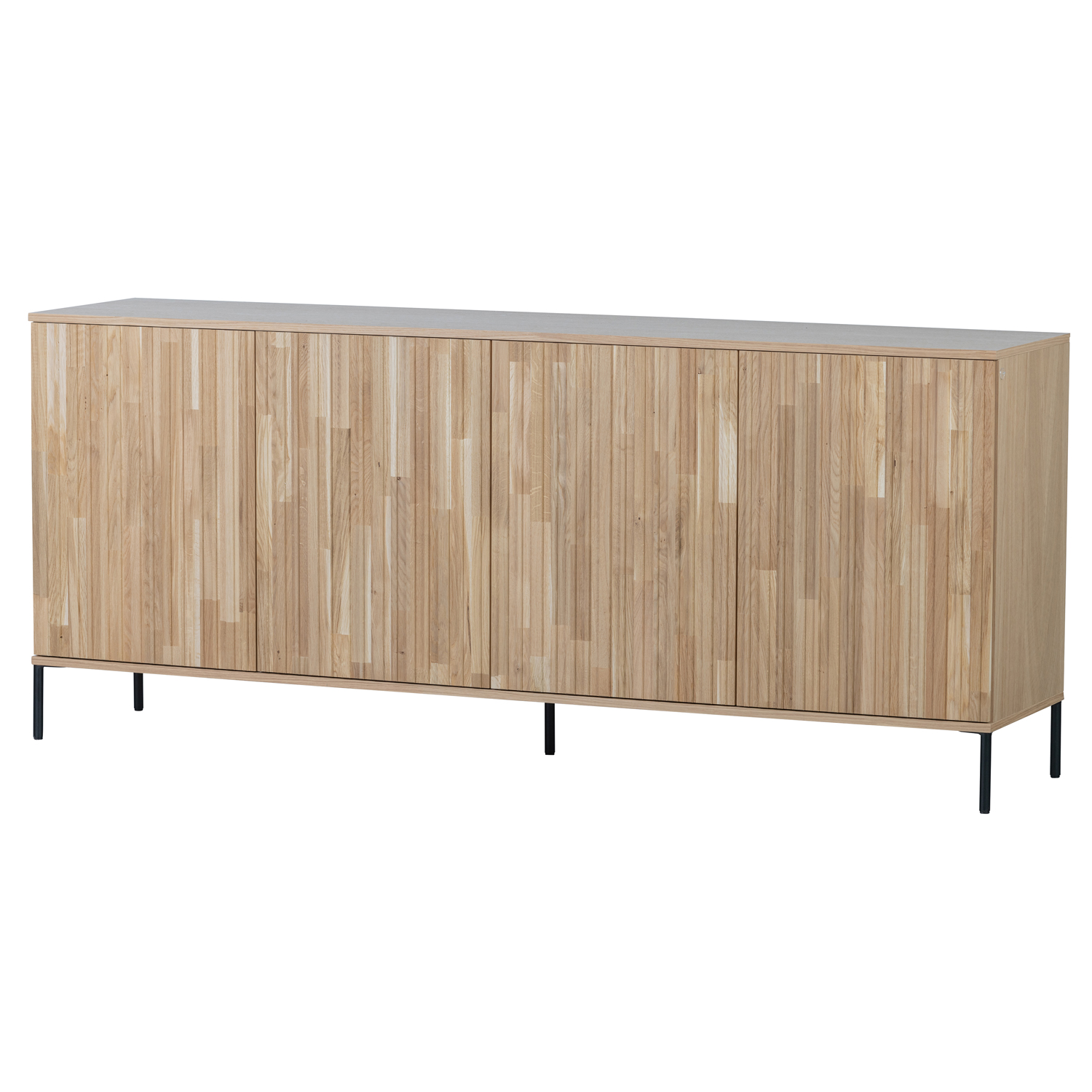 Sideboard New Gravure 200 cm Eiche Furnier natur [fsc]