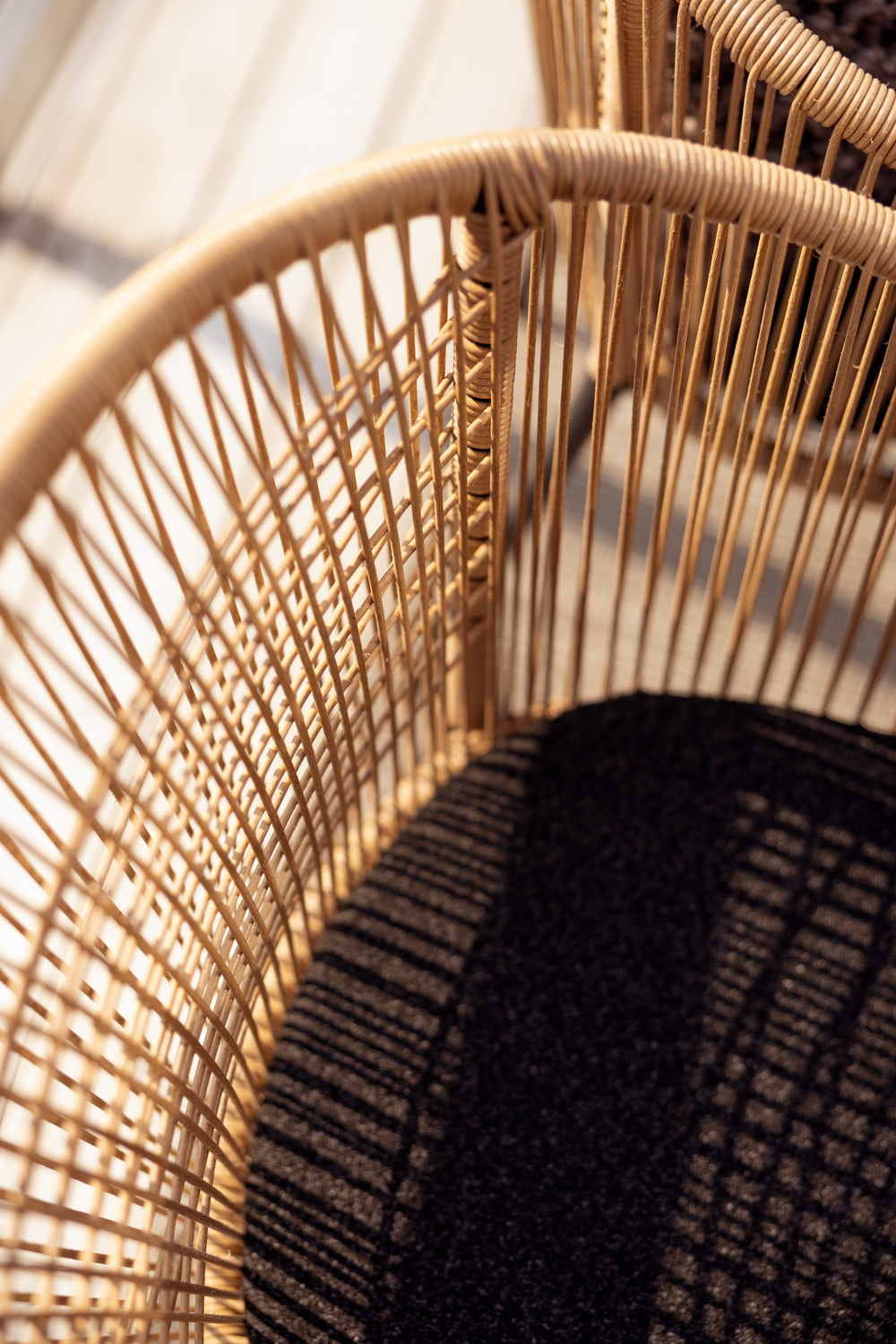  Gartensessel Gartenstuhl Delta Geflecht beige Aluminium  