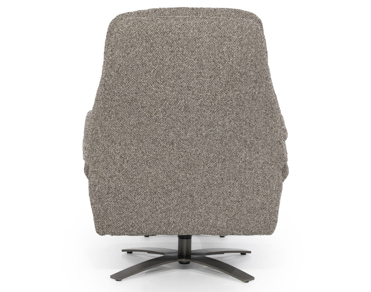 Relaxsessel Caleb elektrisch verstellb. mit Hocker Stoff taupe