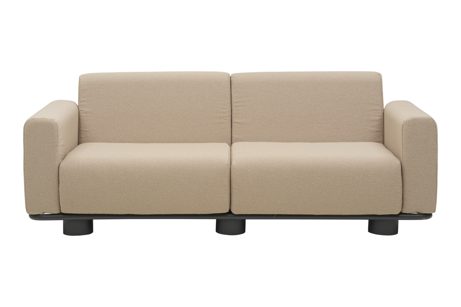 2,5 Sitzer Gartensofa Lounge Sofa Bolster Teddy beige