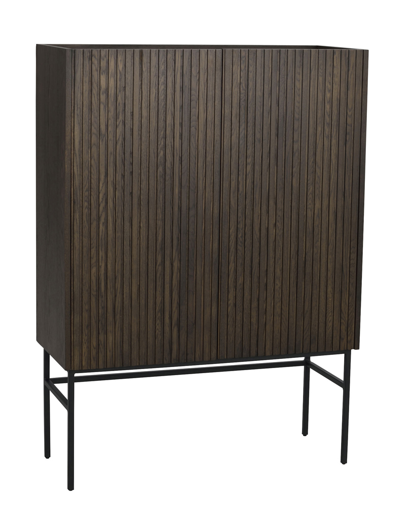 Highboard Schrank Küchenschrank Eiche braun