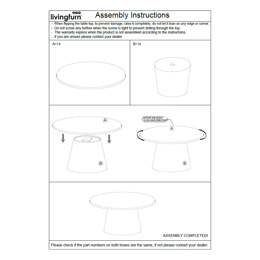 Couchtisch Valentino rund Ø  75 cm mit Travertin Tischplatte natur Mangoholz