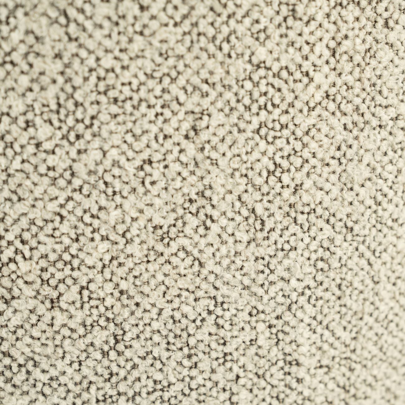 Pouf Sitzhocker Sitzpouf rund taupe 41 cm