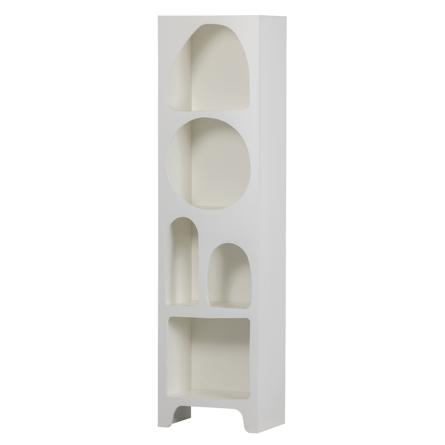 Schrank Regal schmal Caz H 180 cm weiß FSC