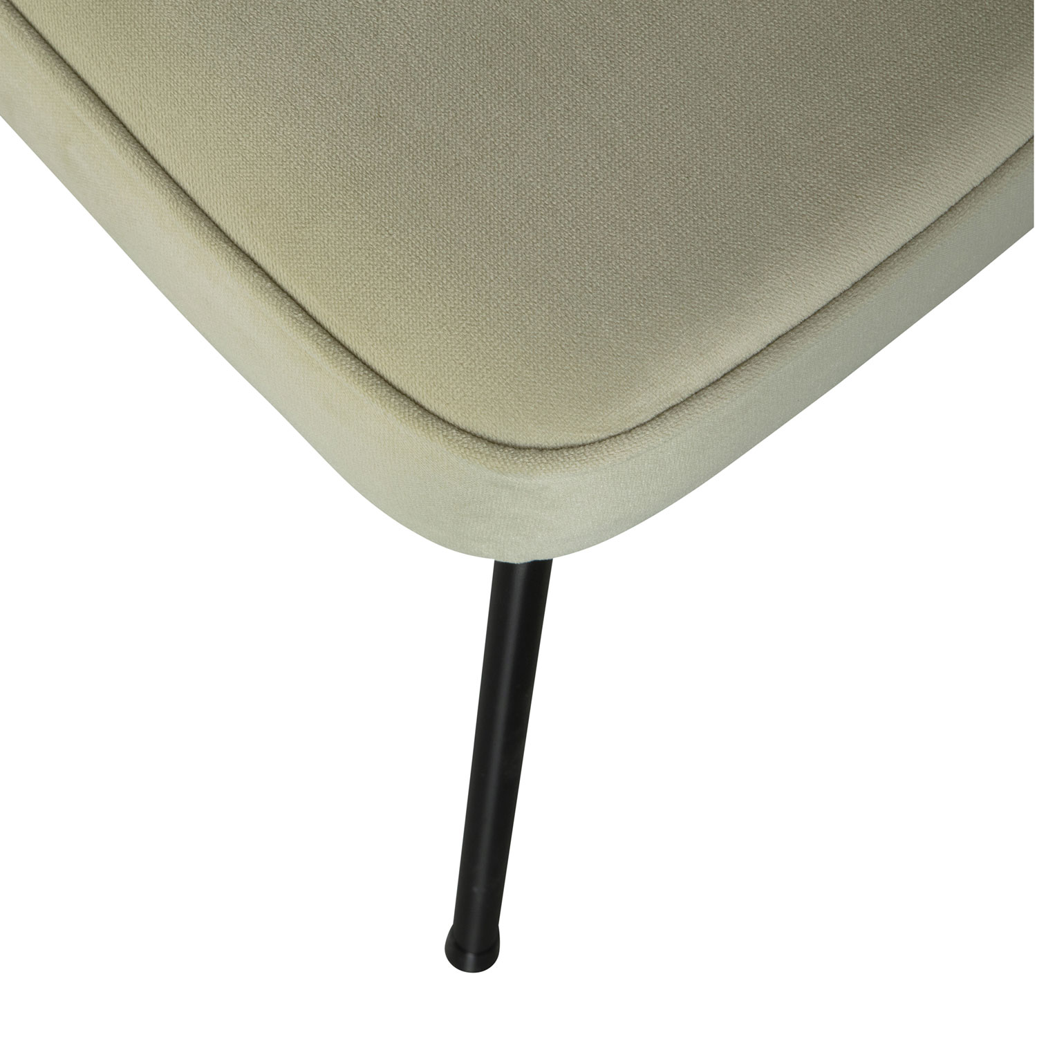 BePureHome 2er Set Esszimmerstuhl Vogue Samt pistazie