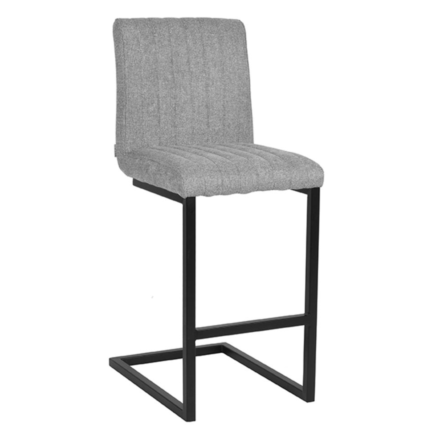 Barhocker HUGO Weave Stoff zink SH 66 cm Freischwinger
