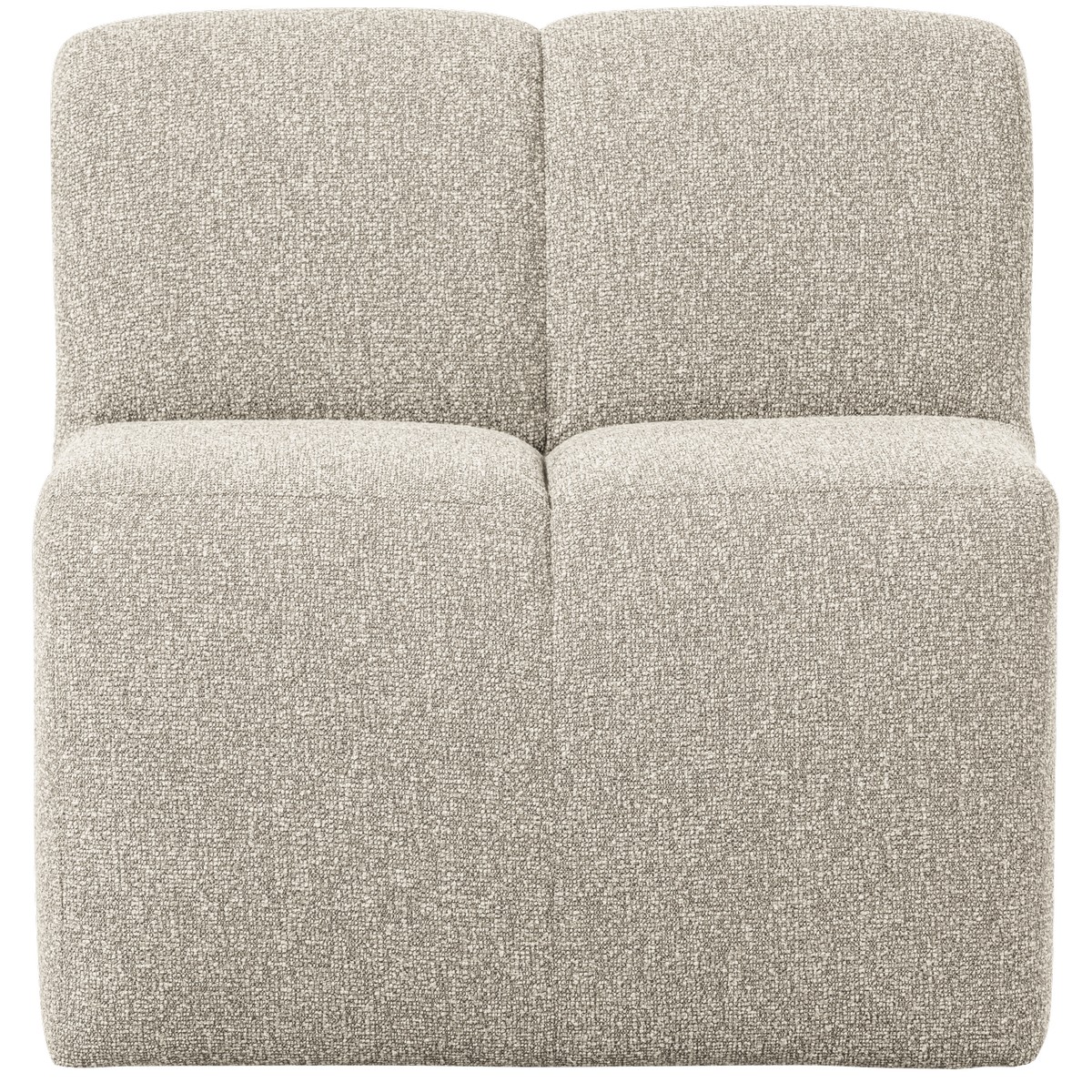 Esszimmerbank Eckbank MOJO 84 cm Element Bouclé beige melange