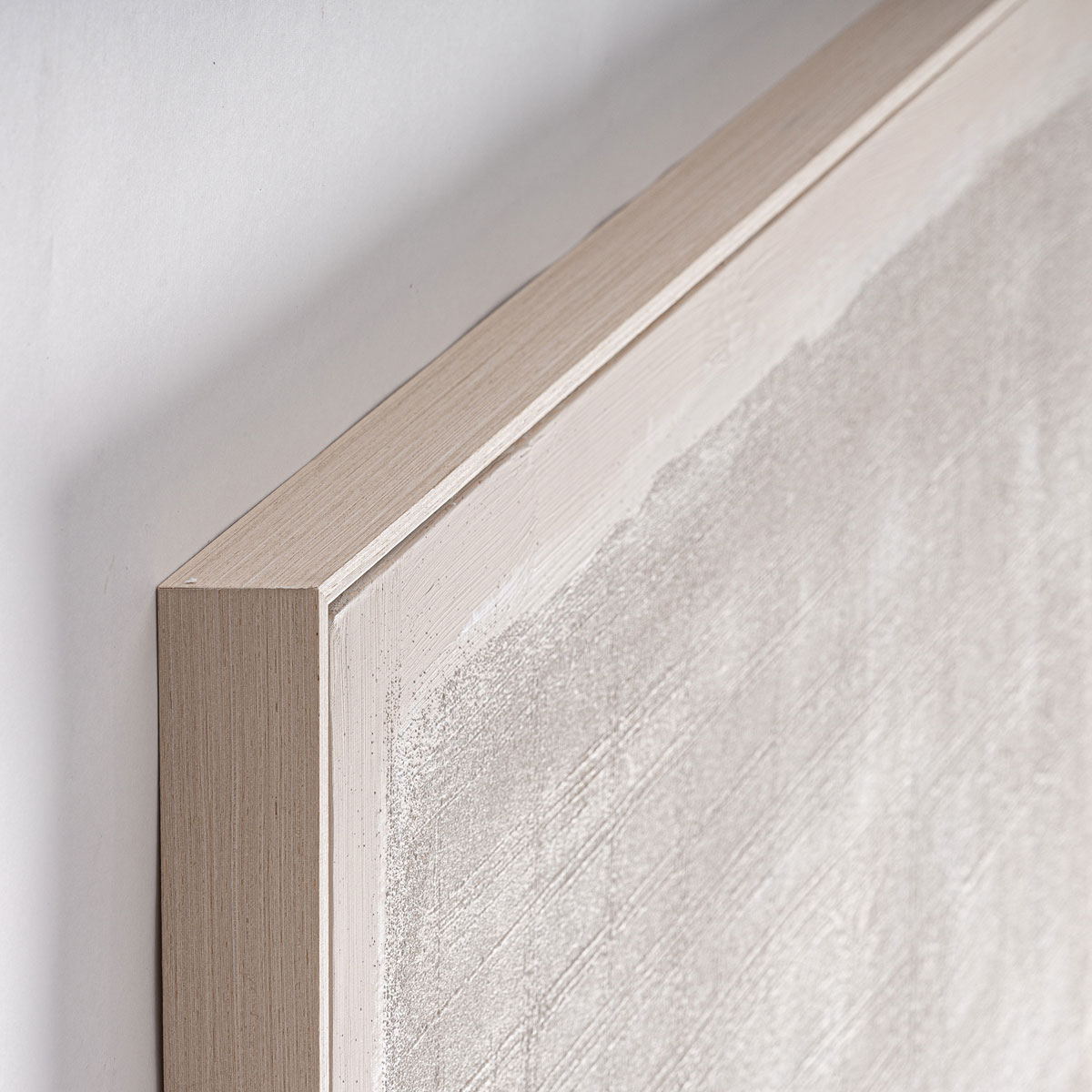 Wandbild KAIN 100 x 150 cm Grüntöne Wall Art Holzrahmen