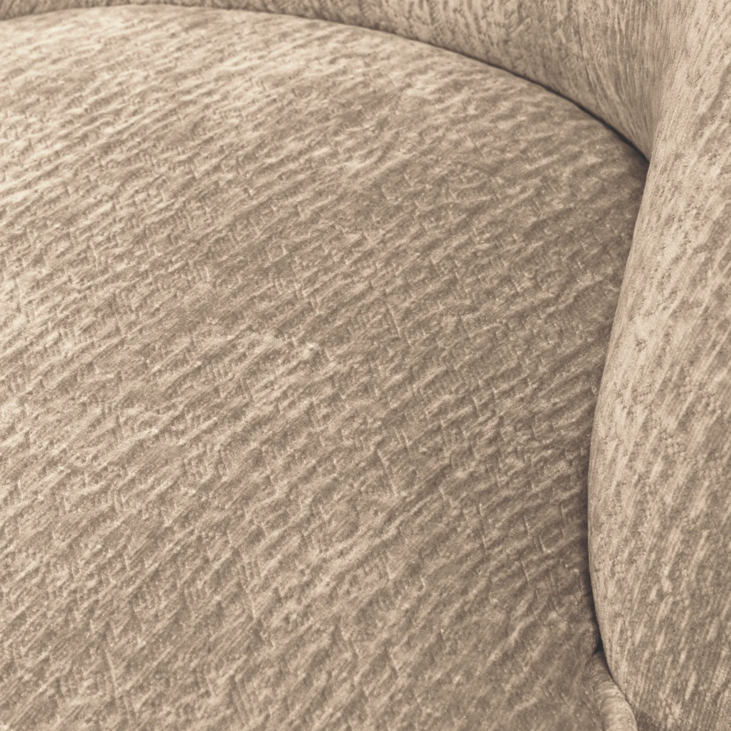 Sessel VOGUE 3D Chenille sandfarben Loungesessel Clubsessel