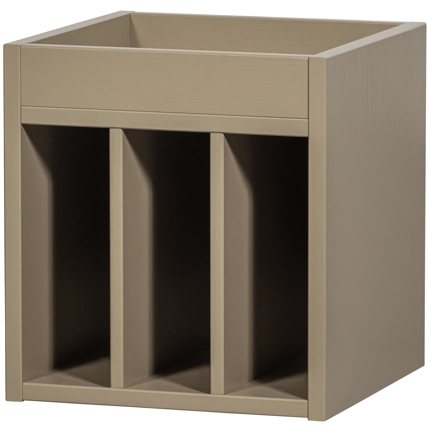 HIFI Schrank TURNER LP Regal Kommode Kiefernholz Massivholz schlammfarben