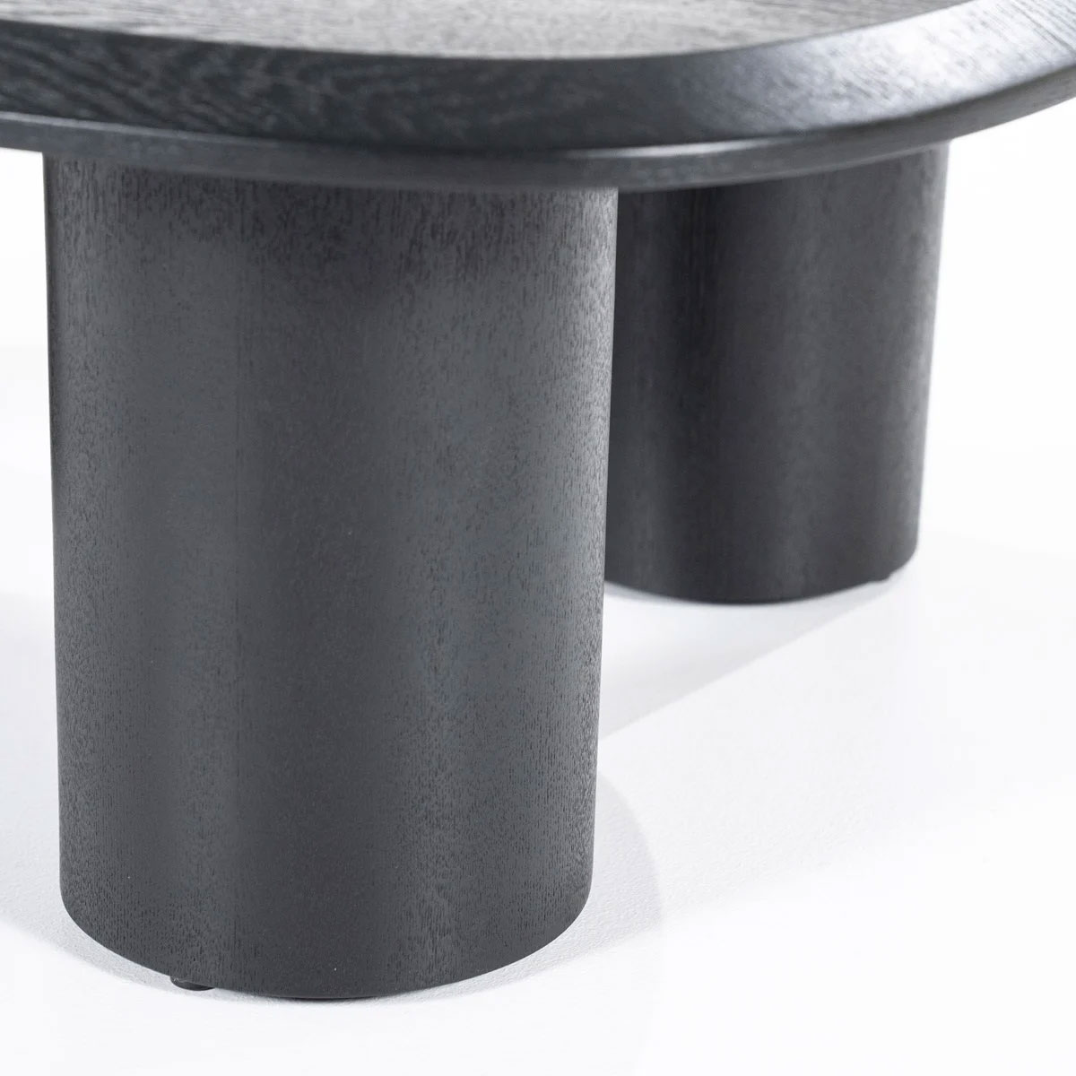 Couchtisch MALON 106 x 88 cm Eiche schwarz  