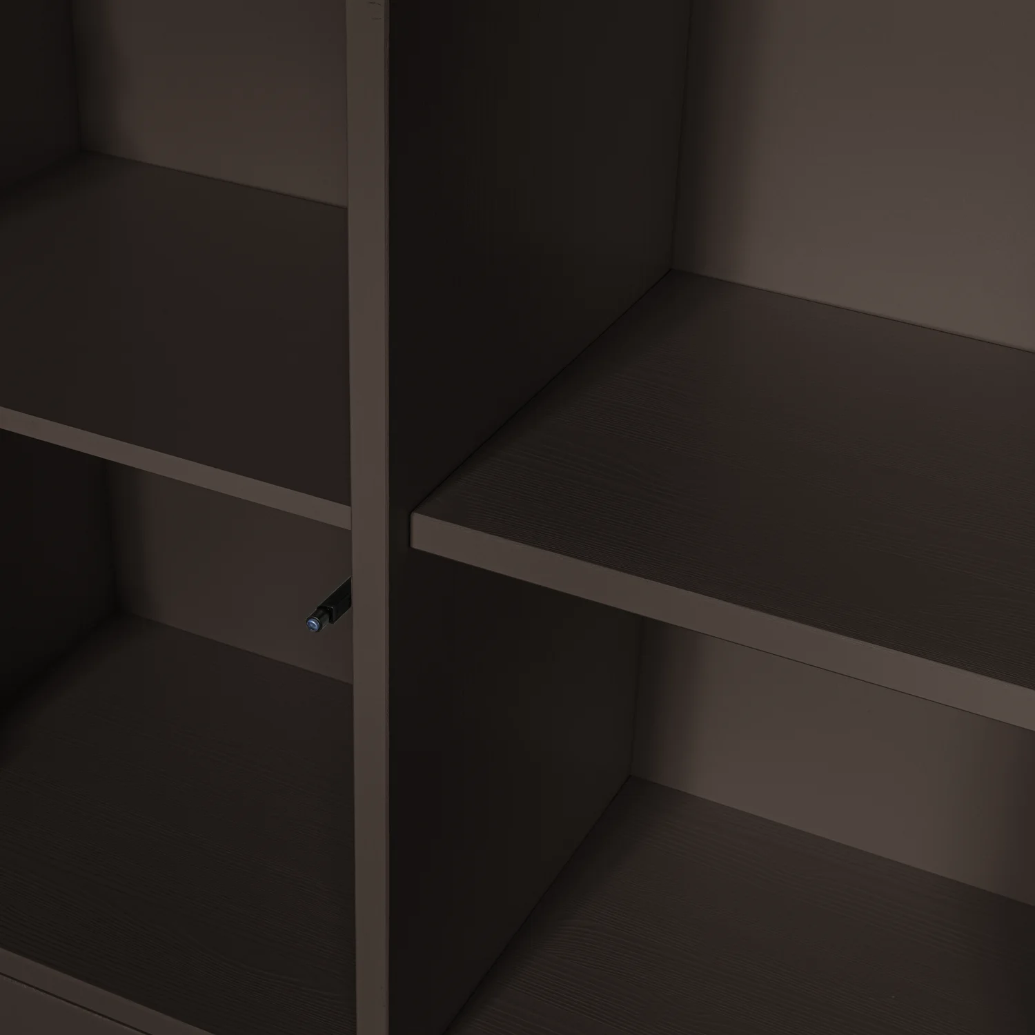 Kleiderschrank MEREL B 100 cm 3-türig Kiefernholz mittelbraun  