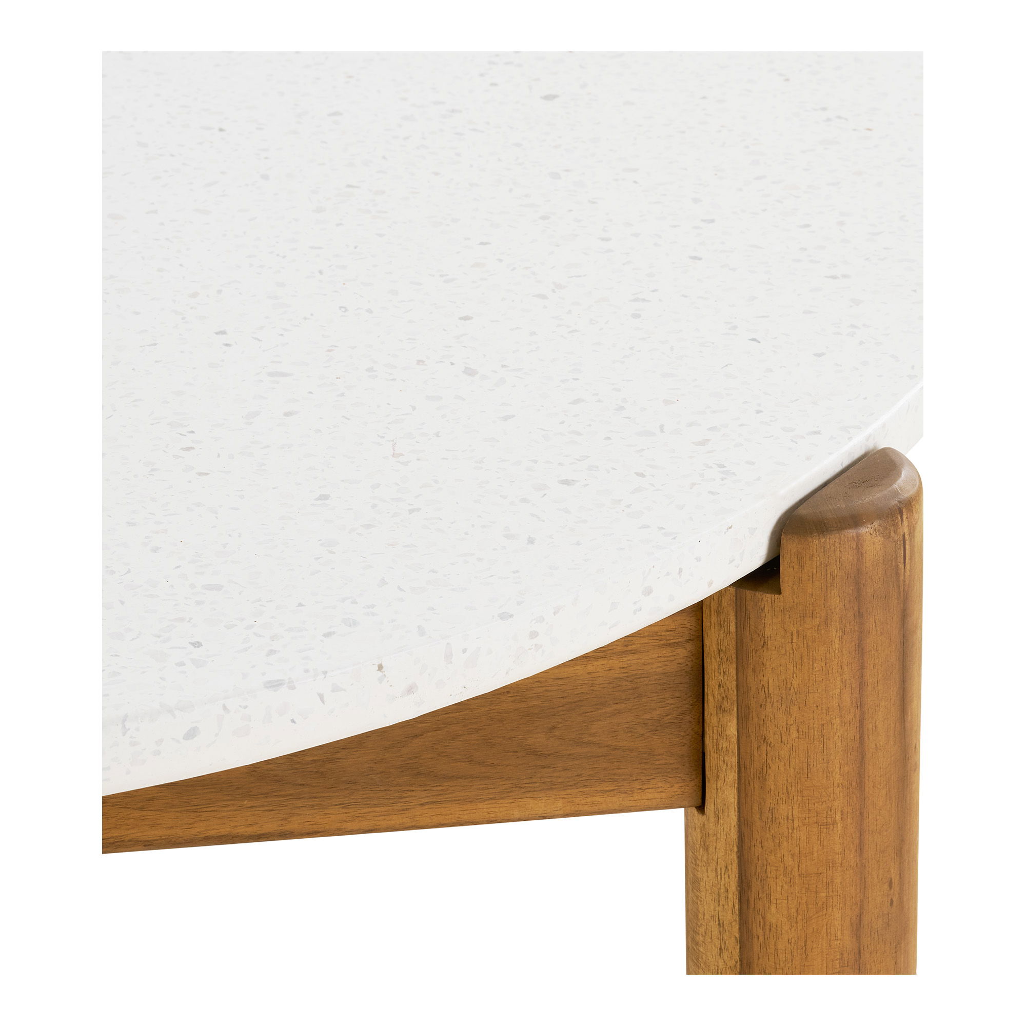 Gartentisch Lorenza 210 x 95 cm Akazie Terrazzo