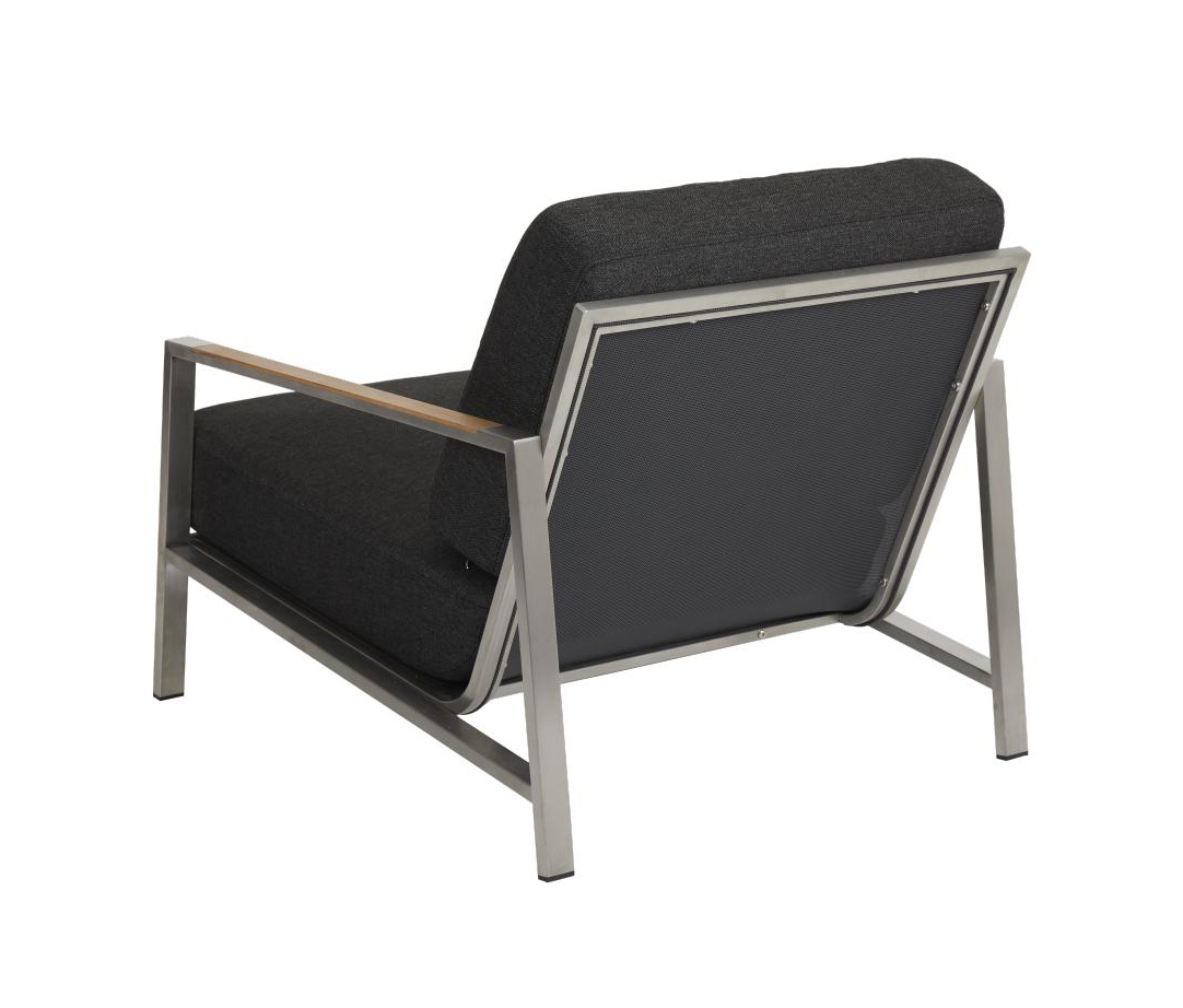 exclusive Garten Loungegruppe NAOS aus Edelstahl Teakholz