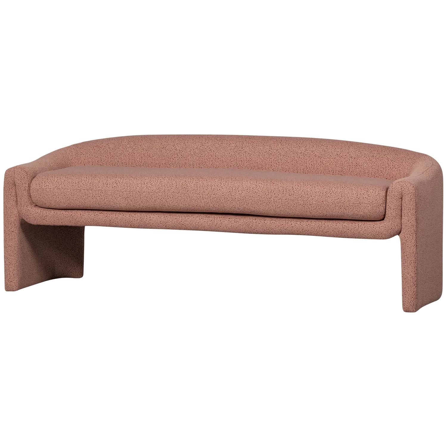 Bank Sitzbank ZONE 160 cm Webstoff rose dust