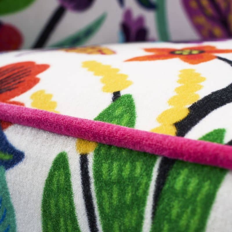 Sessel FLOWER Samt Samtsessel bunt floral