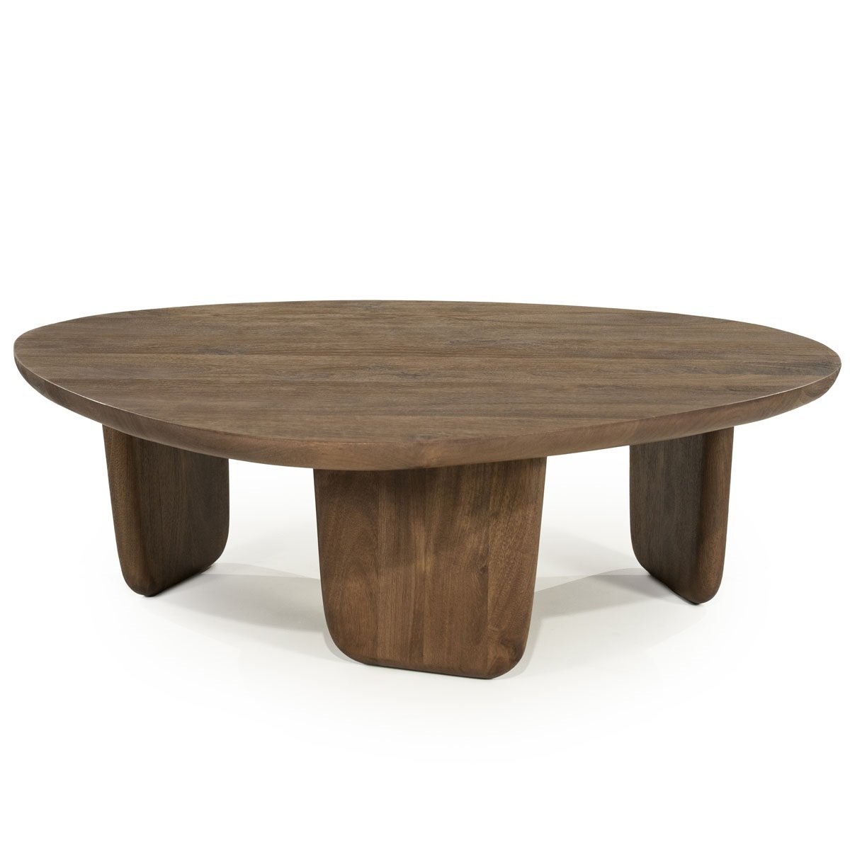Couchtisch Maud groß 100 x 85 cm Mangoholz Sofatisch Beistelltisch