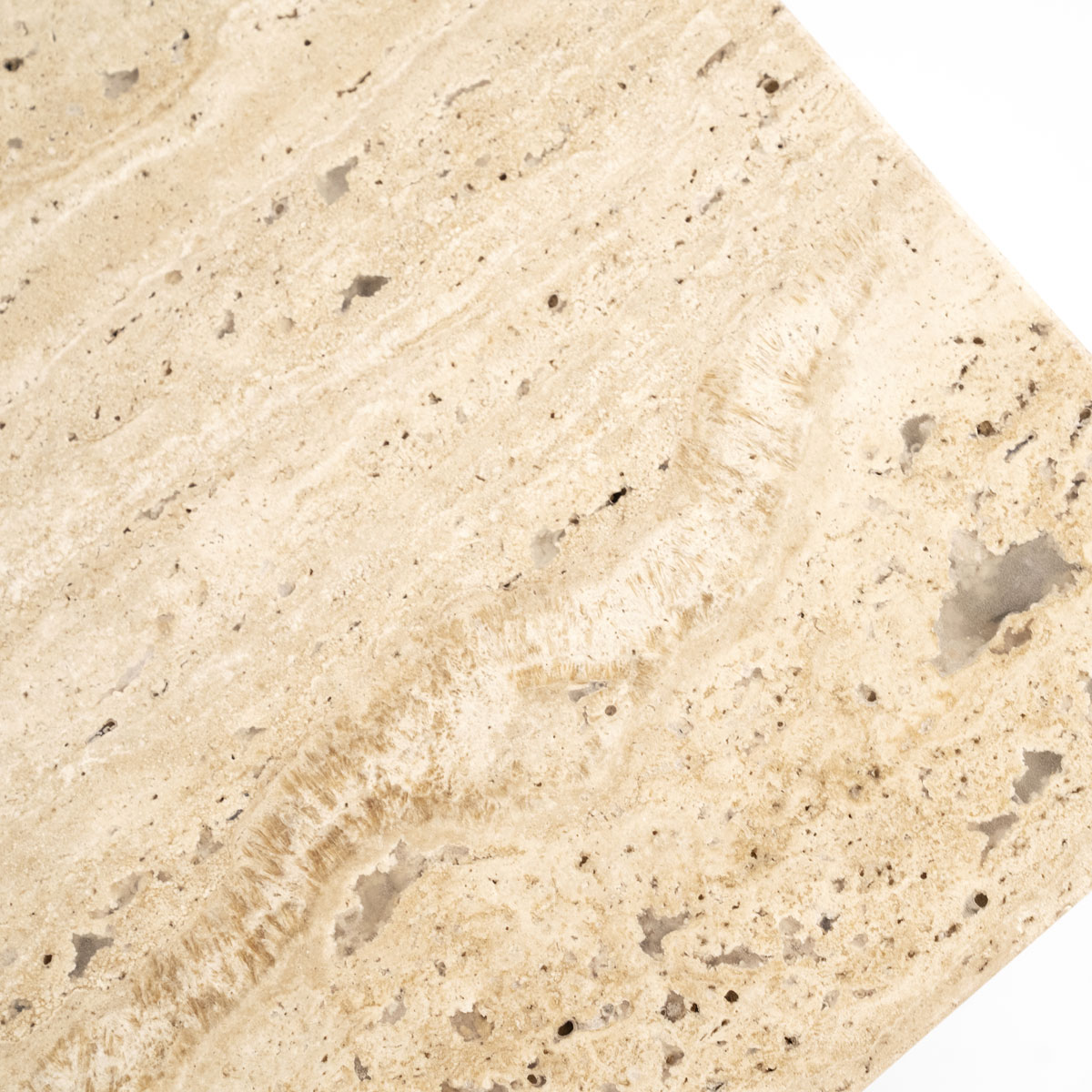 TV Möbel Lowboard Lio 170 cm Mango Holz Travertin