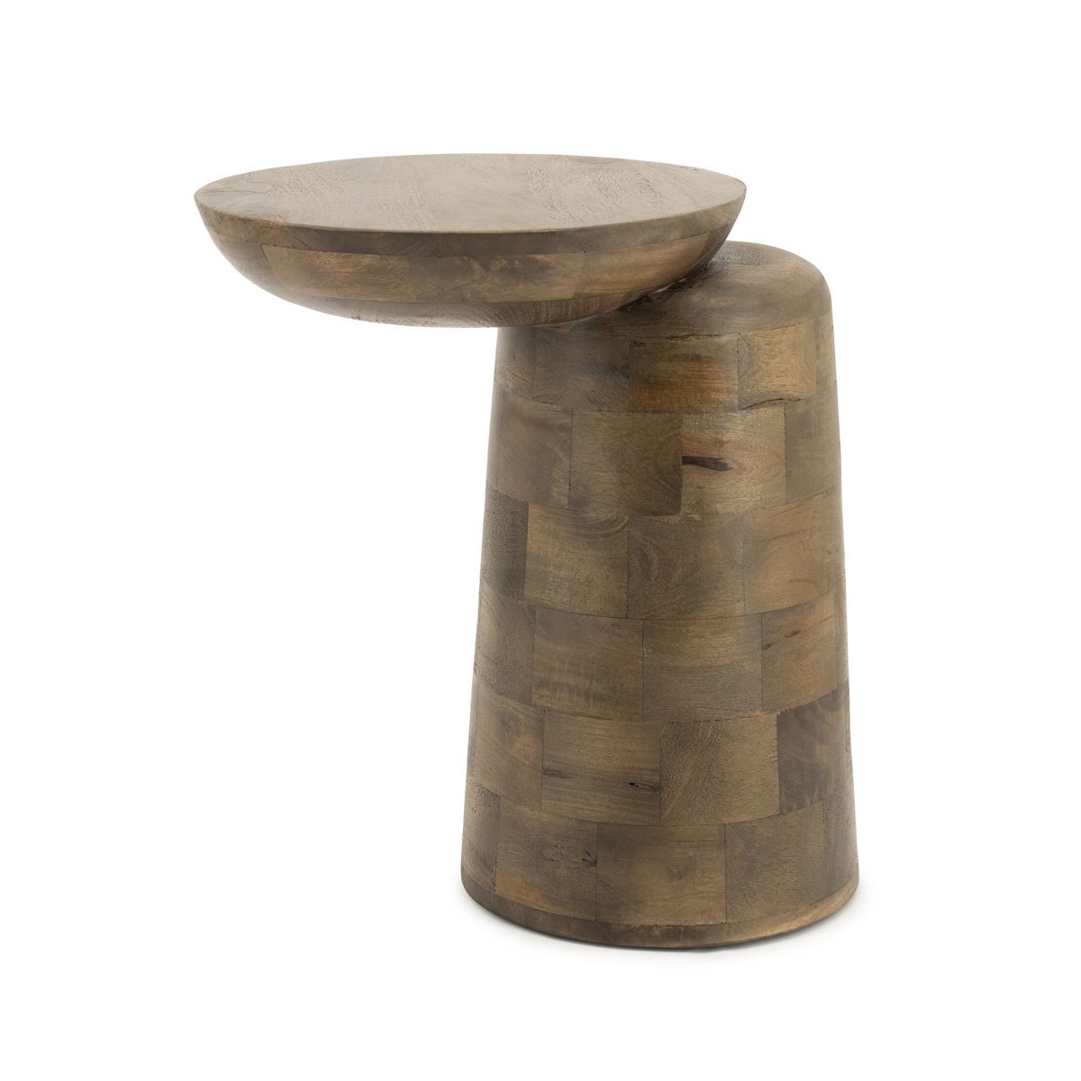 Beistelltisch Woomble H 47 cm Mango Massivholz hellbraun