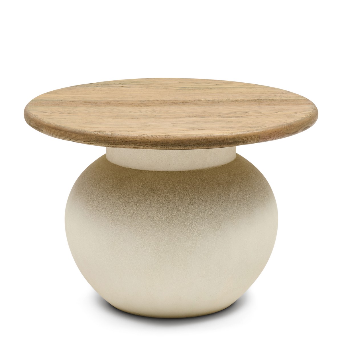 Rivièra Maison Cala Nova Couchtisch Ø 60 cm aus recyceltem Eichenholz