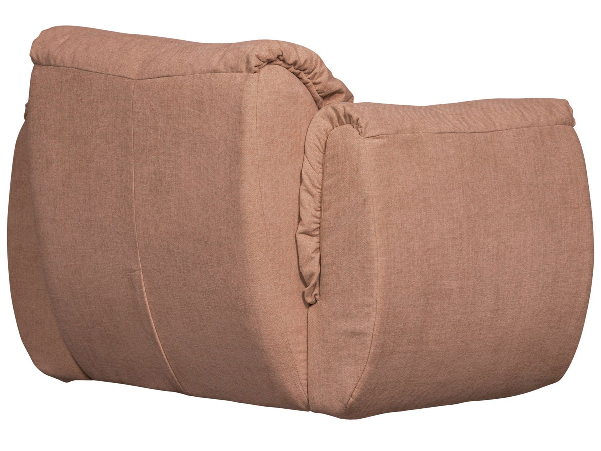 Sessel BAGGY drehbar Webstoff Chinelle altrosa