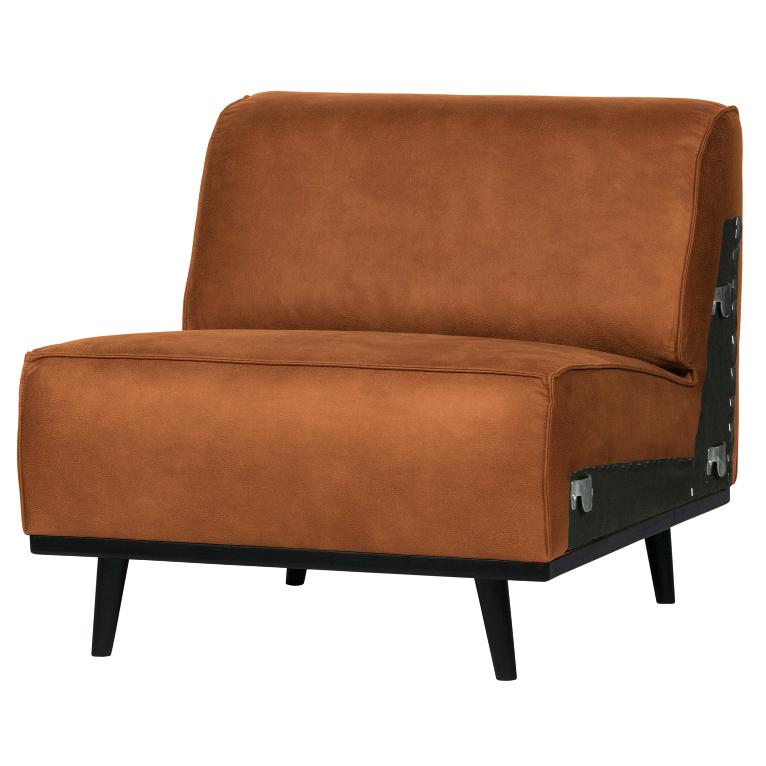 1 Sitzer Sessel Element Erweiterung Statement Eco Leder cognac