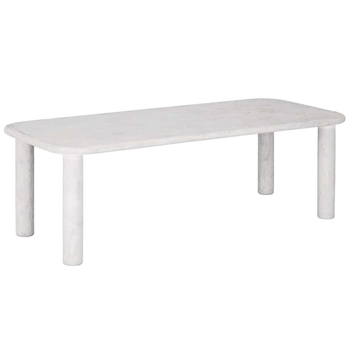 Esstisch Scala 230 x 100 cm Mortex Kreide cremeweiß