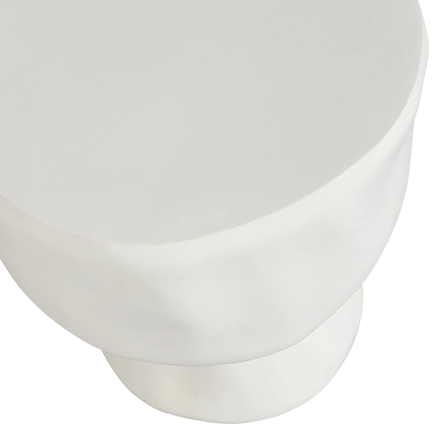 Garten Beistelltisch AUR Ø 40 cm Polymer natur