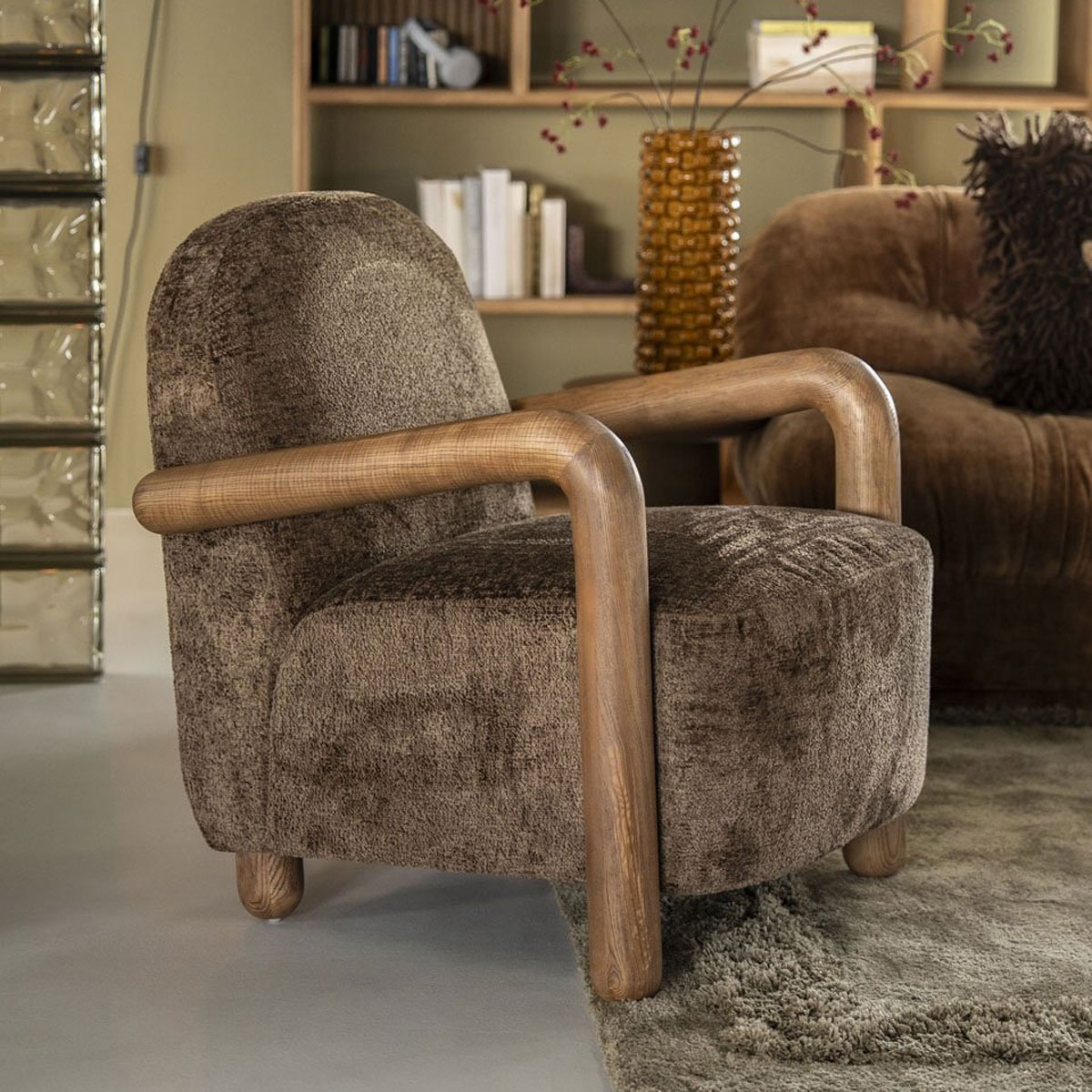 Lounge Sessel Retrova braun Fernsehsessel Relaxsessel