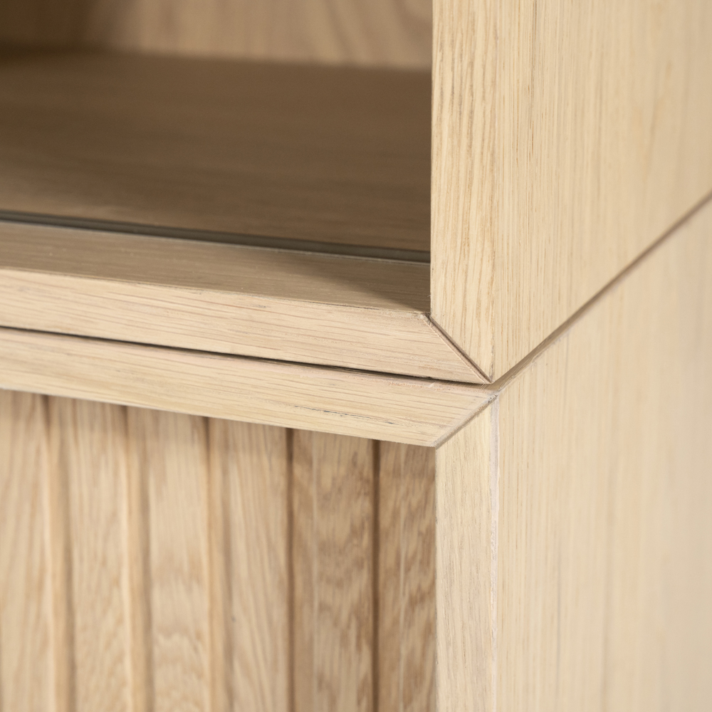 Bücherschrank MILO 180 cm Eiche natur