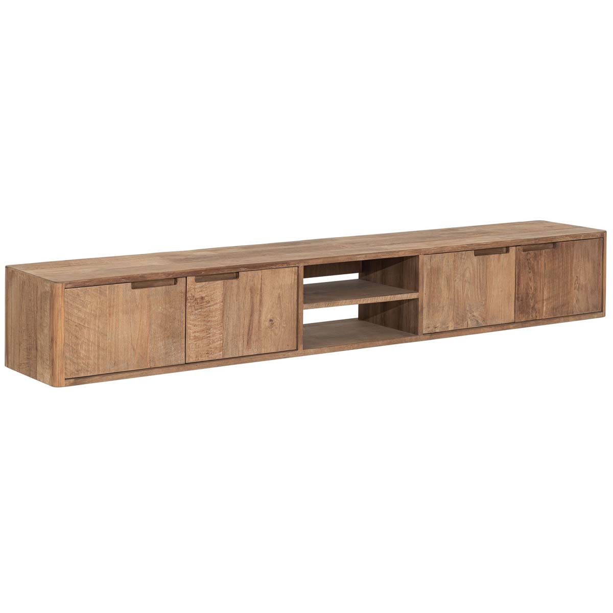 TV Möbel Bliss 210 cm hängend recyceltes Teakholz Lowboard