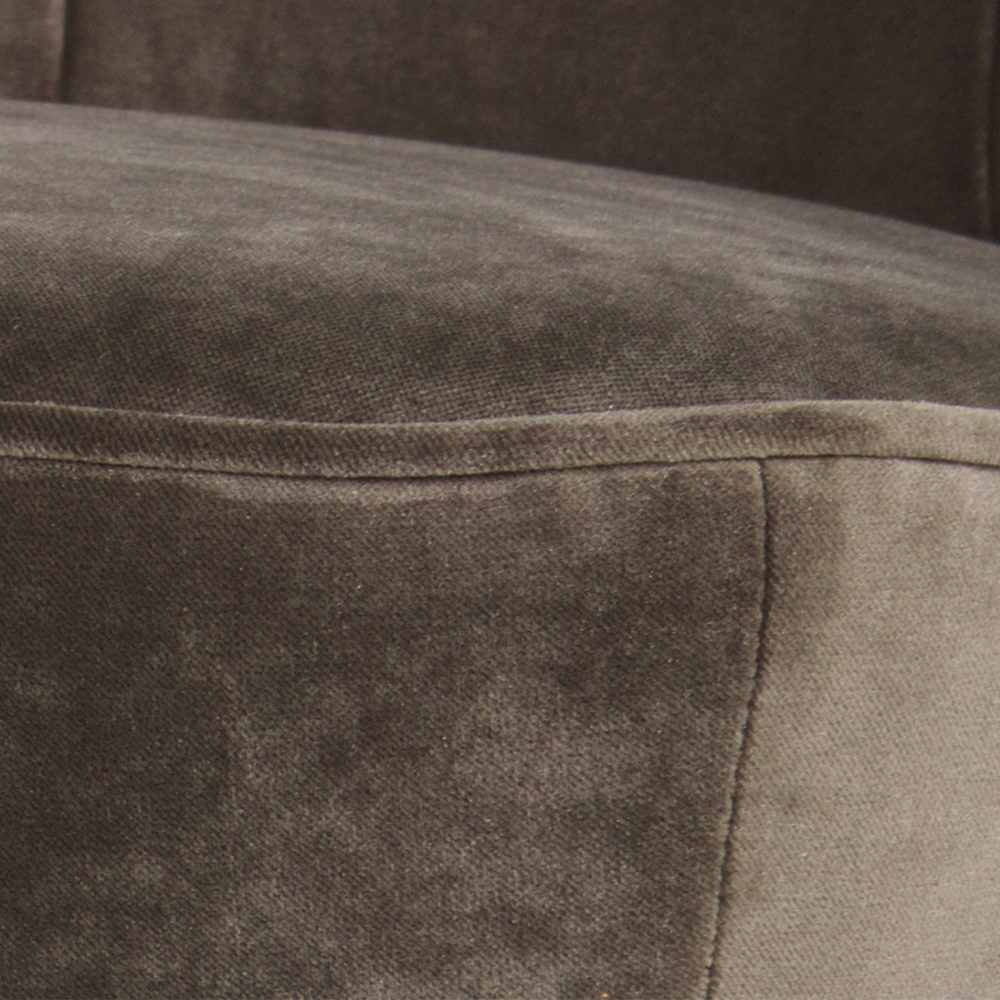 woood Sessel SARA Samt grün